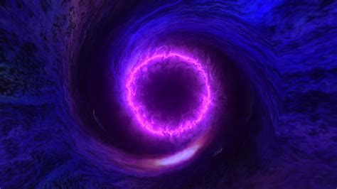 Pink Purple Black Hole Rotation Deep Space Stock Video At Vecteezy