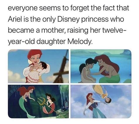 Ariel Is The Only Disney Princess Who Became A Mother ️ Disney Life