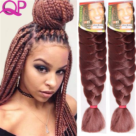 Hair extensions are the perfect solution to transform a thin, short braid into a long braid with mega volume. Wholesale 5 PcsXpressions Kanekalon Braiding Hair 86 Inch Box Braid Extensions Kanekalon Jumbo ...