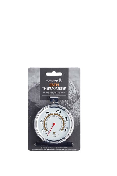 Mastercraft Large Stainless Steel Oven Thermometer 50°c To 300°c