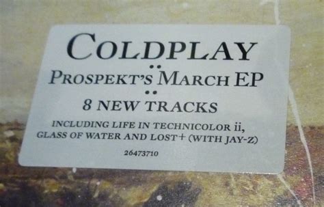 Coldplay Prospekts March Ep Ltd Midnight 7inch Single Limited