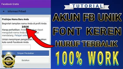 Sekarang ini facebook menggunakan aturan yang ketat mengenai perubahan nama halaman. Akun Facebook Unik Tanpa Banding Nama Dengan Font keren ...