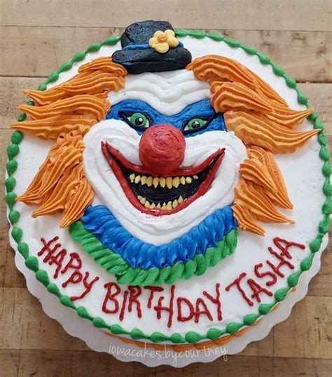 Scary Clown Birthday Cake Halloween Sweets Halloween Cakes Cute Cakes