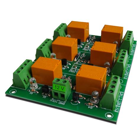 Read about relay construction (electromechanical relays) in our free electronics textbook. 12V 6--Channel Relay (JQC-3FC/T7) Module for Arduino PIC ...
