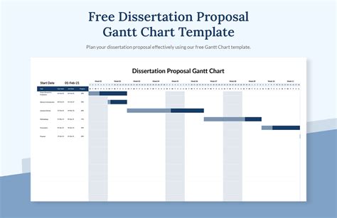 Dissertation Gantt Chart Excel Template Excel Templat