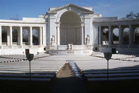 A View Of The Amphitheater At Arlington National Cemetery Nara