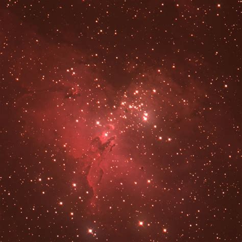 A Wide And Close Up Images Of The M16 Eagle Nebula Beginning Deep Sky