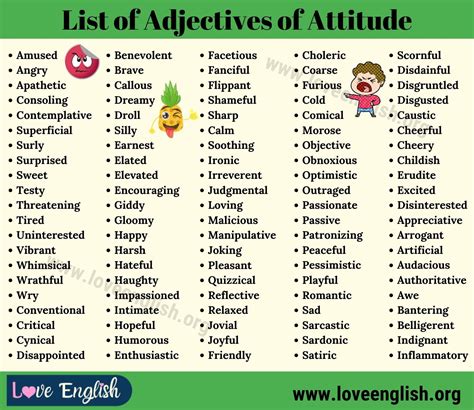 🌈 Examples Of Attitudes Of A Person Ultimate List Of 175 Attitude