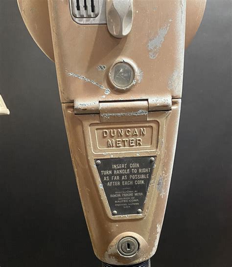 Vintage Duncan Parking Meter Working Duncan 60 Original Copper Ebay