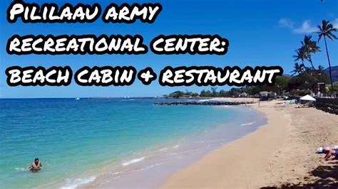 Island Of Oahu Pililaau Army Recreational Center Beach Cabins