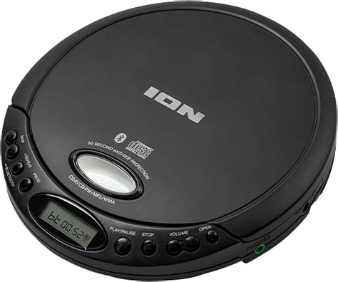 Ion Audio Cd Go Retro Portable Cd Player With Headphones And Bluetooth
