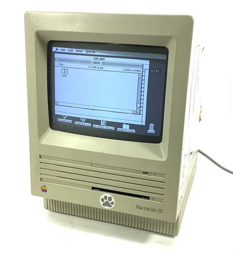 Lot Vintage Apple Macintosh Se Computer