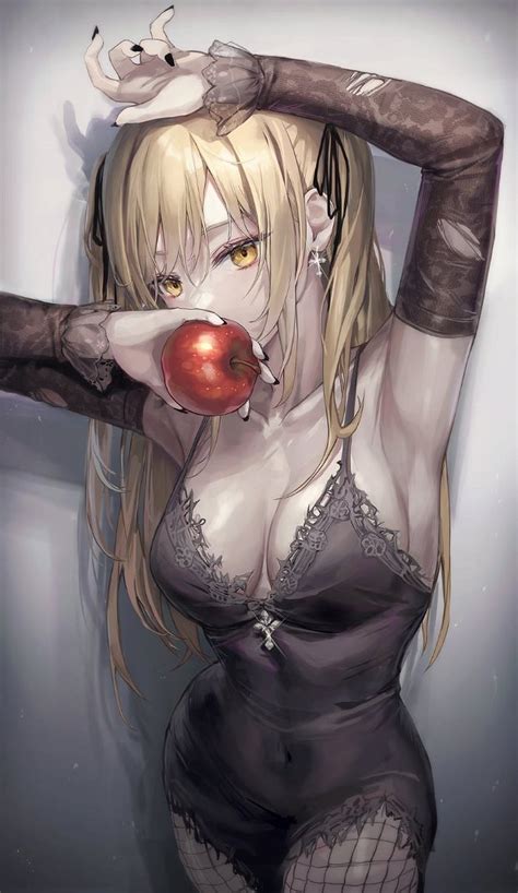Death Note Misa Amane Sexy Goth Lingerie Kinkylily