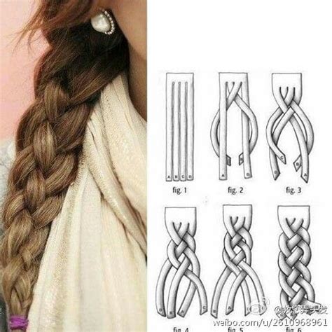 How to make four strand braids. 4 way braid | Hair styles, Long hair styles, Braids step by step