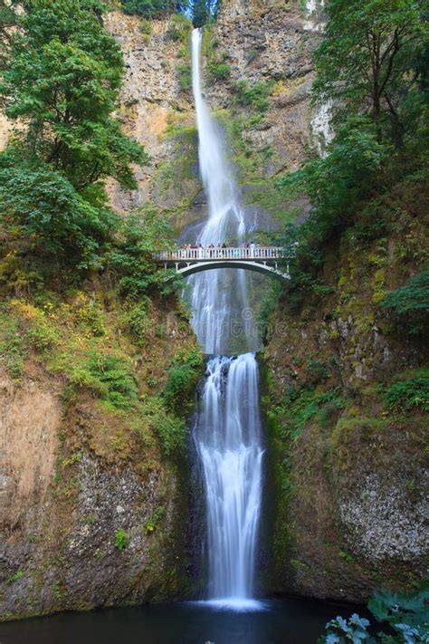 Multnomah Falls Portland Oregon Stock Photo Image Of Columbia