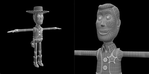 3d Model Sheriff Woody Toy Story Moon Media
