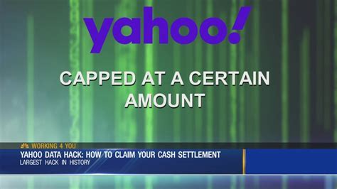 yahoo data hack how to claim your cash settlement youtube