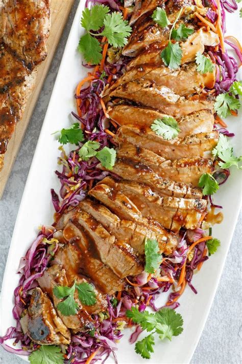 This brings the tenderloin to another level. Grilled Pork Tenderloin with Hoisin Sesame Sauce - Recipe Girl