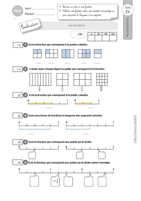 Lire Les Fractions Simples