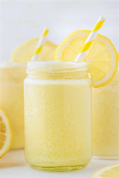 Easy Frozen Lemonade With Fresh Lemons Princess Pinky Girl