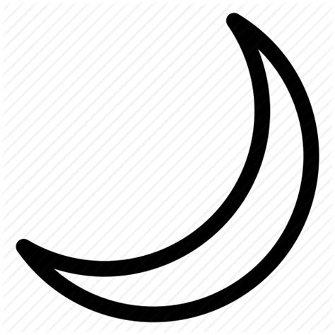 1111 Crescent Moon Icon Images At