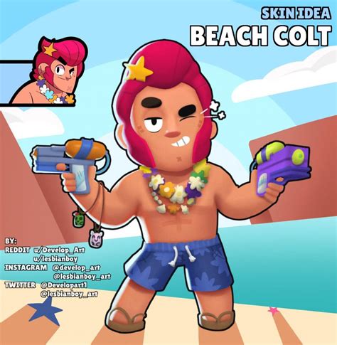 Our brawl stars skins list features all of the currently and soon to be available cosmetics in the game! Colt Brawl Stars - Estadísticas, Consejos, Skins, Fanart ...