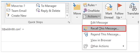 How To Delete An Email After Sending In Outlook
