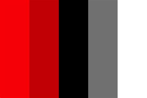 Red And Black Colour Palette Image To U