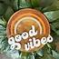 Good Vibes Sign Hippie Decor Retro Wood  Etsy