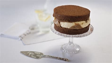 There is very little that needs to be said about a chocolate mousse cake. Chocolate Toffee Ice Cream Cake: Rachel Allen