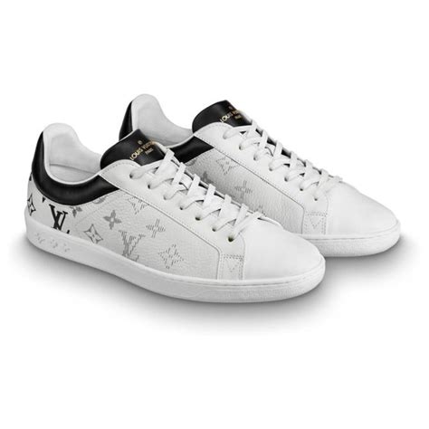 Louis Vuitton Lv Luxembourg Trainers New Cuir Blanc Ref190460 Joli