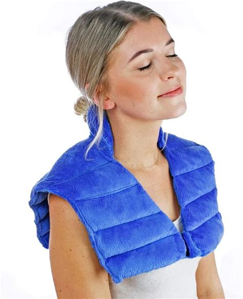 Huggaroo Embrace Microwave Heating Pad Cordless Weighted Shoulder Heating Pad Heated Neck Wrap