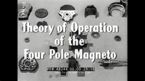 Wwii Animated Training Film Aircraft Magneto Part 1 Theory Of Four