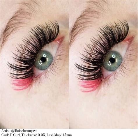 Pink Lashes Wimpern Wimpernverlängerung Perfekte Wimpern