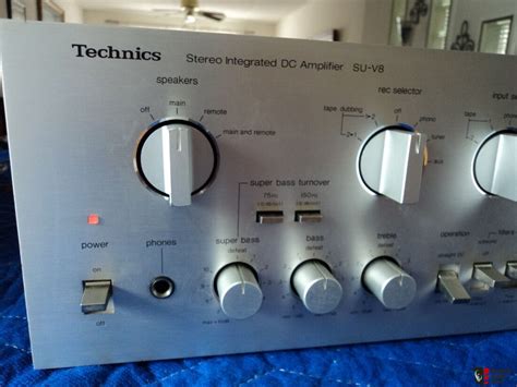 technics su v8 vintage integrated dc amplifier photo 2225952 canuck audio mart