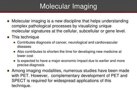 Ppt Molecular Imaging Powerpoint Presentation Free Download Id3508749