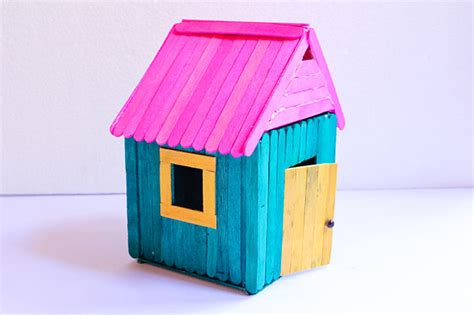Pin By Isabel Garcia On Crafty Arty Popsicle Stick Crafts House
