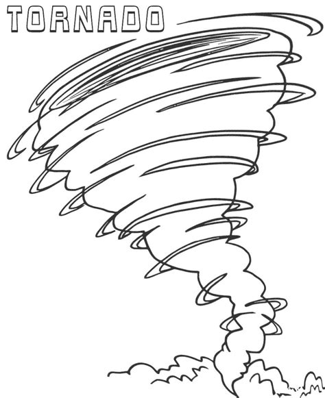 Tornado Coloring Pages For Preschool Free Printable Coloring Pages