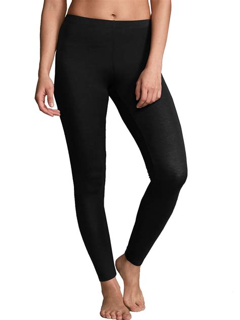 Marks And Spencer Mand5 Black Heatgen Thermal Leggings Size 8 To 14