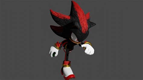 Animated Shadow The Hedgehog 3D asset | CGTrader