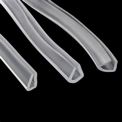 2 Meters Useful Rubber U Shaped Multiple Size Glass Protector Trim Edge