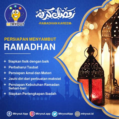 Ramadhan Persiapkan Diri Kalian Dalam Menyambut Bulan Mulia Mtryout