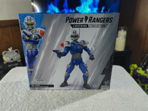 Hasbro Power Rangers Lightning Turbo Blue Senturion Deluxe 6 Inch