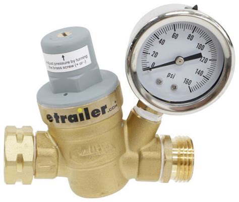 Valterra Adjustable Water Regulator For Rvs Brass Lead Free