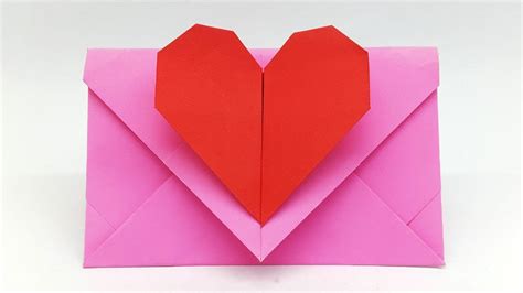 Origami Ideas Origami Paper Folding Heart Envelope