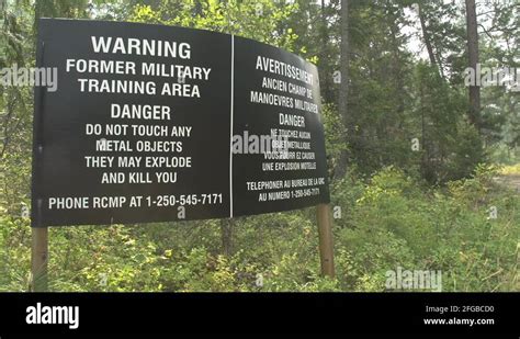 Army Warning Sign Stock Videos Footage Hd And K Video Clips Alamy