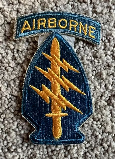 Orig Us Vietnam War Us Army Special Forces Shoulder Sleeve Patch With