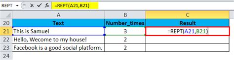 Rept In Excel Formulaexamples How To Use Rept Function