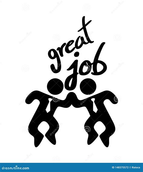 Good Job Icon Stock Vector Illustration Of Boss Positive 148375572