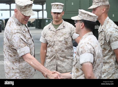 Assistant Commandant Of The Marine Corps Gen John Paxton Greets